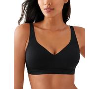 Wacoal Inside Job Unlined Full Coverage Wire Free Bra, 852345 Soutien-Gorge à Couverture Totale, Opaque, Noir, 90 E (Taille Fabricant:34DD) Femme