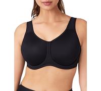 Wacoal Simone Unlined Full Coverage Underwire Sports Bra, 855170 Soutien-Gorge, Opaque, Noir, 95F Femme