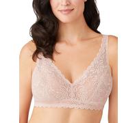Wacoal Soft Sense Allover Lace Unlined Full Coverage Bralette, 810334 Soutien-Gorge, Poussière de Rose, XXL Femme