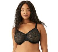 Wacoal Soutien-gorge à effet minimisant pour femme Ardoise - Noir - 90G