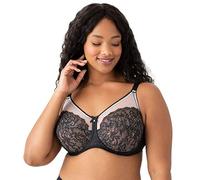 Wacoal Soutien-Gorge Couvrant à Armatures rétro Chic pour Femme, Noir, 100E