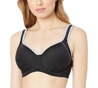 Wacoal Soutien-Gorge de Sport pour Femme, Noir/Gris Lilas., 90D (Taille Fabricant:34D)