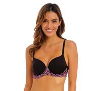 Wacoal Soutien-gorge Embrace Lace Contour Femme, Noir/Berry Multi, 90 E (Taille Fabricant:34DD)