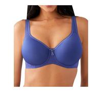 Wacoal Women's Basic Beauty Lightly Padded Underwire Full Coverage T-Shirt Bra, 853192, Skipper Blue