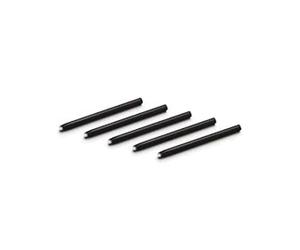 Wacom ACK-20004 - Kit de 5 pointes souples noires pour Intuos4/Intuos5/Intuos Pro - Compatibilité Grip Pen, Classic Pen et Aérographe