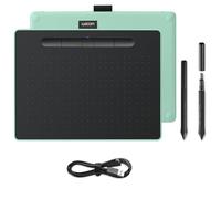 Wacom Intuos M Bluetooth tablette graphique 2540 lpi 216 x 135 mm USB/Bluetooth Noir, Vert ( CTL-6100WLE-N )