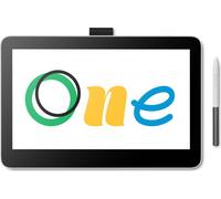 Wacom One 13 touch Tablet Graphics 13.3" Full HD 4096 niveaux de pression Blanc