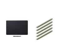 Wacom Pack Intuos Pro Large Tablette Graphique à Stylet Professionnelle - Noir + 5 Mines de Rechange