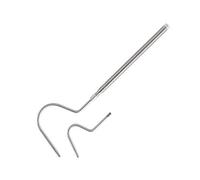 Wacool Crochet et pince à serpent pliable 2 en 1 - Réglable - Outil de ramassage à main - 2 crochets adaptés pour les petits serpents et grands serpents - Contrôle des mouvements