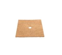 Wacredo Lot de 10 tapis carrés en coco - Protection hivernale et protection contre le gel pour plantes en pot - Protection des plantes en 100 % fibres de coco (25 x 25 cm - 60 x 60 cm) (30 cm x 30 cm)