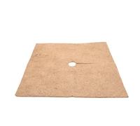 Wacredo Lot de 5 tapis en coco carrés, protection hivernale et protection contre le gel pour plantes en pot, protection des plantes en 100 % fibres de coco (25 x 25 cm - 60 x 60 cm) (60 x 60 cm)