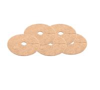 Wacredo Lot de 5 tapis ronds en coco - Protection hivernale et protection contre le gel pour plantes en pot - Protection des plantes en 100 % fibres de coco - Disque de paillage (20 cm - 80 cm de