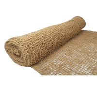Wacredo Tapis de talus en fibre de coco - Natte de berge - Tissu coco - Stabilisation de pente - Tapis de végétalisation pour bordure d'étang - Plantes - Tapis anti-érosion - Rouleau 1 x 10 m - 15 x