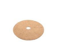 Wacredo Tapis en coco rond, protection hivernale et protection contre le gel pour plantes en pot, protection des plantes en 100 % fibres de coco, disque de paillage (20 cm - 80 cm de diamètre