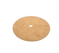 Wacredo Tapis en coco rond, protection hivernale et protection contre le gel pour plantes en pot, protection des plantes en 100 % fibres de coco, disque de paillage (20 cm - 80 cm de diamètre
