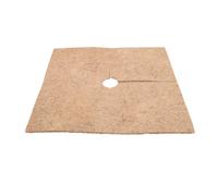 Wacredo Tapis en noix de coco carré | Protection hivernale et antigel pour plantes en pot | Protection des plantes en 100% fibres de coco (25x25cm - 60x60cm) (45cm x 45cm, 1 pièce)