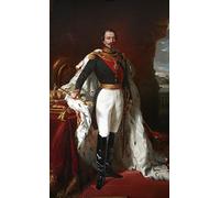 WACTWJNA Peinture à L'huile Art Mural Classique Impression sur Toile Abstraite Portrait De Lempereur Napoléon Iii par Xaver Winterhalter Toile Art Mural Image pour la Décoration Murale 60x90cm