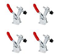 wadafen Pince à GenouillèRe,4pcs GH-201-B Sauterelle De Serrage,Pince à Bascule à DéBlocage Rapide,Pour Machines, Travail Du Bois, Soudure, Produits Faits à La Main De Ponçage