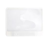 Wadakada 1 PCS Candy AS-SEEN-ON-TV Loupe de Lecture et Lumière pour Voir les Pages 3 Fois plus Grandes, Qualité Optique, Blanc Antireflet