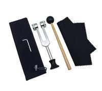 Wadakada 1 Set Tuning Fork 528HZ Chakra Tuning Fork Set + Maillet pour Guérir les Chakras, Thérapie Sonore Maintenir L'Harmonie Parfaite Du Corps, de L' et de L'