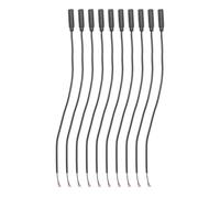 Wadakada 10 Pièces de Rechange Prise 3,5 mm vers Nu Extrémité Ouverte 2 Pôles Mono 1/8 Pouce 3,5 mm Connecteur Jack Câble Audio 3,5 mm