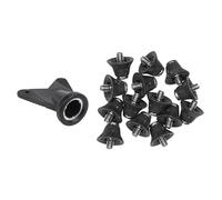 Wadakada 12 Pièces Crampons de Chaussures de Football Crampons de Rugby Gazon 13 mm M5 Vis Chaussures Pointes, Crampons de Football pour Entraînement de Compétition Gris
