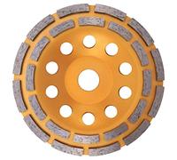 Wadakada 150Mm 7 Pouce Diamant 2 Rangée Segment Meule Disque de Ponçage Ponceuse Coupe Abrasif Outils Abrasif 22 Mm Trou pour Béton