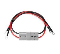 Wadakada 2 Pièces Câble de Prise de Charge de Chariot Élévateur Électrique avec Joint Torique Batterie Connecter Connecteur 50A 8Awg Ligne de Connecteur