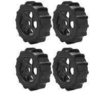 Wadakada 4 PièCes SéRies RC 1/8 Pagaies Neige Sable Pneus Pneus Fit 1: 8 Roues de Hors Route 1: 8 Tout-Terrain Carte Courte Pneu de Plage pour RC Voiture