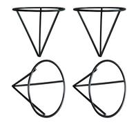 Wadakada 4 Pièces Support Culture Graines D'Avocat en Métal pour Support de Culture de Graines de Racines 3,15 Pouces Large Support de Culture de Graines en Métal Triangulaire pour Graines