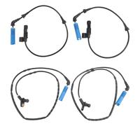 Wadakada 4Pcs + Capteur de Vitesse de Roue de Voiture pour E46 316 318 320 330 Z4 E85 E86 34526752681 34526752682 34526752683