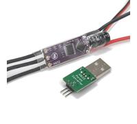 Wadakada AM32 40A 32-Bit Electronic Speed Controller Support PWM/DSHOT/Sine pour Pièce de Moteur de Voiture RC Crawler Axial et de Drone FPV