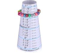 Wadakada Bracelet Mandrel 2 Pcs Outil de Mesure et de Taille de Bracelet Mesure de Taille de Poignet pour Collier