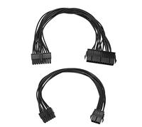 Wadakada Câble de Conversion de Puissance de Carte MèRe 24 Broches à 18 Broches, 8 Broches à 12 Broches, Prise en Charge de L'Alimentation ATX, Adapté pour Z440 Z640