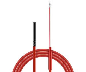Wadakada Capteur de TempéRature PT1000 à 2 Fils, Thermistance Enduite de Gel de Silicone, Sonde de 1,5 MèTre, 45 Mm X 5 Mm -50-180 Centigrades RTD