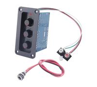 Wadakada Carte Amplificateur Audio Bluetooth 5.0 2.1 Canaux 2X25W + 50W Subwoofer Classe D Kit de Carte Amplificateur avec Câble DC + AUX