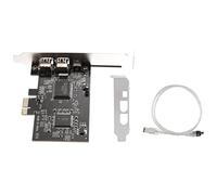 Wadakada Carte PCI-E PCI Express FireWire, Carte ContrôLeur IEEE 1394 avec Câble D'Incendie, pour VidéO, Transmission Audio, Etc.