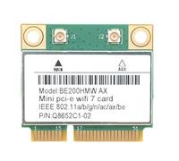 Wadakada Carte WiFi 7 PCI-E WiFi BE200 BE200HMW 8774 Mbps 2,4 G/5 G/6 GHz pour Adaptateur Réseau Bluetooth 5.4 802.11BE sans Antenne