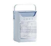 Wadakada Climatiseurs Portables avec Ventilateur, Mini Climatiseur avec 3 Vitesses, Refroidisseur d'air avec Humidificateur pour Chambre à Coucher, Bureau, Facile à Utiliser