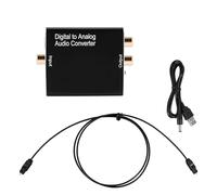 Wadakada Convertisseur Audio NuméRique vers Analogique, NuméRique SPDIF Optique vers Analogique L/R et Adaptateur Audio StéRéO AUX 3,5 Mm