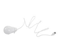 Wadakada DC5V 5W Ampoule LED USB Lampe Portable Blanche pour Ordinateur Portable Exterieure(Blanc)