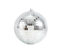 Wadakada Effet D'éClairage de ScèNe Coloré 8 Pouces 20 Cm Boule de Paillettes Miroir Disco LéGer Argent DéCor de FêTe de NoëL