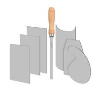 Wadakada Ensemble de Racloirs pour Meubles avec Racloir à Carte, Racloir Universel et Outil à Gratter pour Bois.