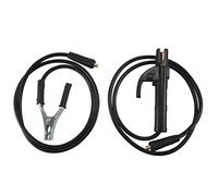 Wadakada Ensemble Professionnel D'Agrafes de Pince de Terre de Soudage au Sol 300A pour Machine de Soudage Mig Tig ARC Câble 1.5M 10-25 Prise