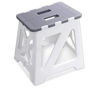 Wadakada Escabeau Pliable en Plastique Robuste, 12,9" de Hauteur, Jusqu'à 300 LB, Design Portable et Compact.