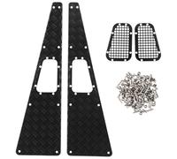 Wadakada Grille D'Admission de Plaque AntidéRapante en MéTal pour -4 TRX4 1/10 Accessoires de PièCes de Mise à Niveau de Chenille TéLéCommande