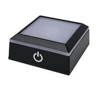 Wadakada Inductif Tactile Crystal Base Base LED Lampe Base Affiche pour le Verre D'Art en Cristal B