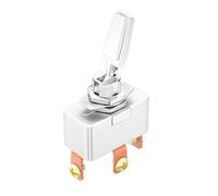 Wadakada Interrupteur à Bascule Robuste 50A 12V DC R13-401-103 Interrupteur à Bascule de Voiture Interrupteur à Bascule à Courant Élevé Modifié par Voiture 1 Pièces en Métal