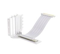 Wadakada Kit de Support de Vertical pour GPU L-Z3, Câble de PCIe 4.0 X16 200 mm, Support de de Direction pour Carte Graphique Blanc