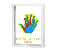 Wadakada Kit D'Empreintes de Mains et de Pieds pour Tout-Petits, Ensemble de Cadres Photo Faits à la Main, Cadre Souvenir Créatif pour Chambre d'enfant